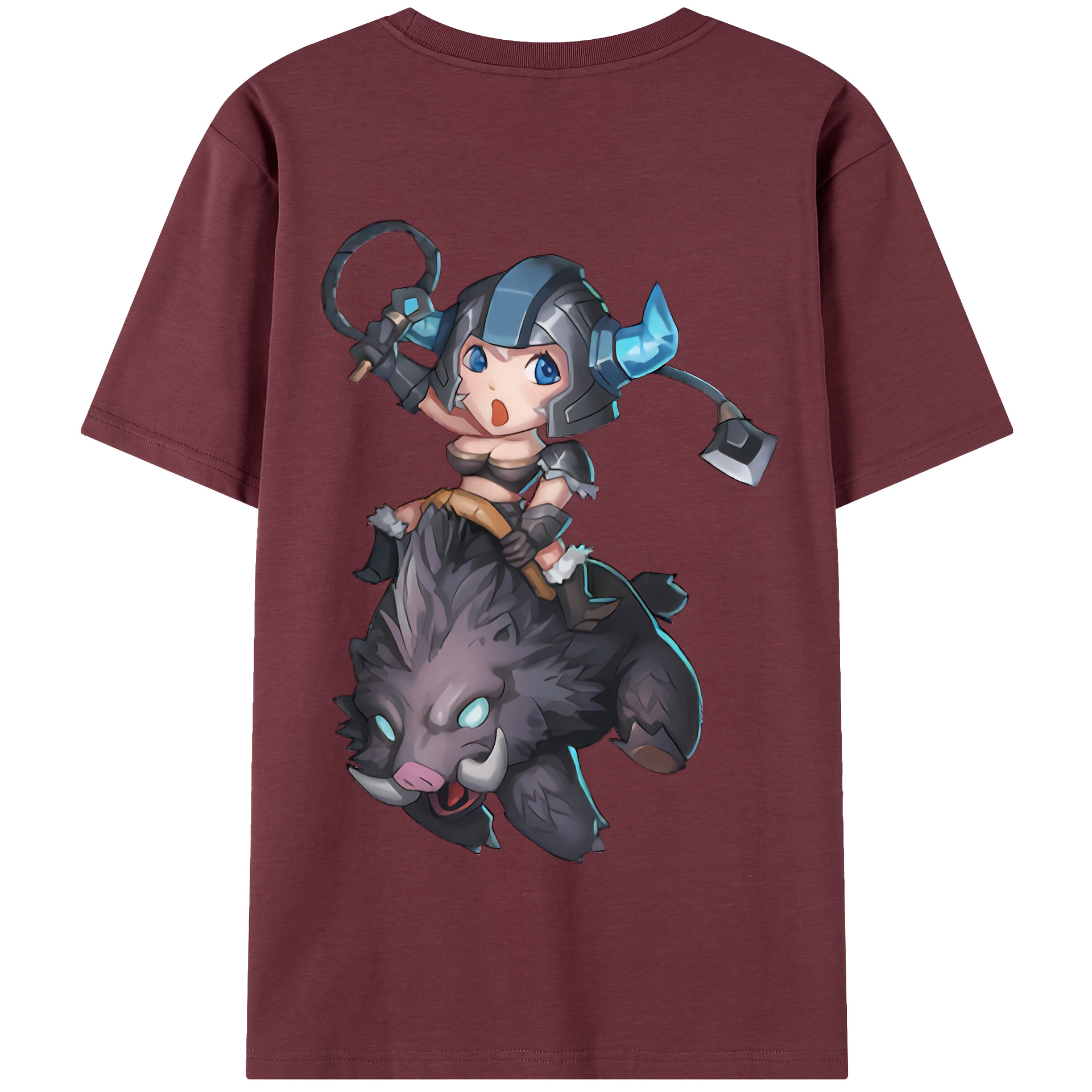 リーグ・オブ・レジェンド League of Legends LOL 綿100％半袖Tシャツ（背面プリント）
